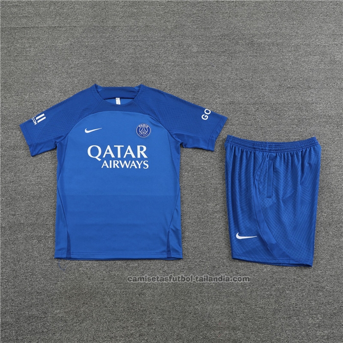 Chandal del Paris Saint-Germain Manga Corta 22/23 Azul Oscuro - Pantalon Corto